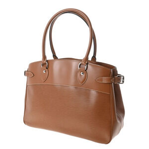 Louis Vuitton Leather Epi Passy Camel Brown Handbag